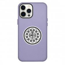 Oreo Phone Case For iPhone Samsung Galaxy Pixel OnePlus Vivo Xiaomi Asus Sony Motorola Nokia - Oreo Cookie Black Vector Illustration