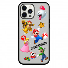 Super Mario Bros. Little Characters Phone Case For iPhone And Samsung Galaxy Devices - Sticker Style