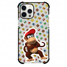 Super Mario Diddy Kong Phone Case For iPhone And Samsung Galaxy Devices - Diddy Kong On Character Icon Pattern Art