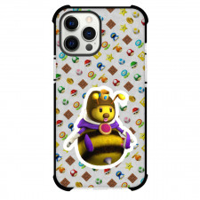 Super Mario Honey Queen Phone Case For iPhone And Samsung Galaxy Devices - Honey Queen On Icon Pattern Art