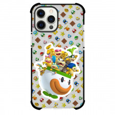 Super Mario Koopalings Phone Case For iPhone And Samsung Galaxy Devices - Koopalings On Icon Pattern Art