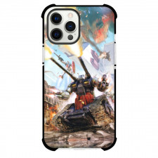 Gundam 0079 Guntank Phone Case For iPhone Samsung Galaxy Pixel OnePlus Vivo Xiaomi Asus Sony Motorola Nokia - Guntank Robotic Missile Firing on Road Art