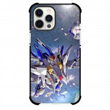 Gundam Hathaway XI Phone Case For iPhone Samsung Galaxy Pixel OnePlus Vivo Xiaomi Asus Sony Motorola Nokia - Hathaway XI Flash Mobile Suit Robot with Sky Background