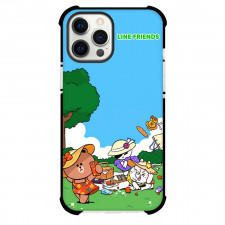 LINE Friends Phone Case For iPhone Samsung Galaxy Pixel OnePlus Vivo Xiaomi Asus Sony Motorola Nokia - LINE Friends Girls Dayout And Selfie Poster