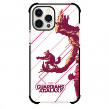 Guardians Of The Galaxy Characters Phone Case For iPhone Samsung Galaxy Pixel OnePlus Vivo Xiaomi Asus Sony Motorola Nokia - Silhouette Of Groot And Rocket