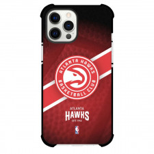 NBA Atlanta Hawks Phone Case For iPhone Samsung Galaxy Pixel OnePlus Vivo Xiaomi Asus Sony Motorola Nokia - Team Logo Stripe Background