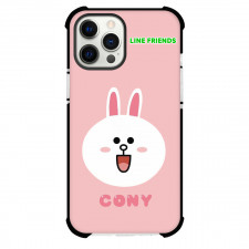 LINE Friends Cony Phone Case For iPhone Samsung Galaxy Pixel OnePlus Vivo Xiaomi Asus Sony Motorola Nokia - Cony Avatar On Pink Background