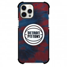 NBA Detroit Pistons Phone Case For iPhone Samsung Galaxy Pixel OnePlus Vivo Xiaomi Asus Sony Motorola Nokia - Detroit Pistons Watercolor Art Logo