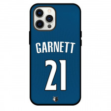 NBA Kevin Garnett Phone Case For iPhone Samsung Galaxy Pixel OnePlus Vivo Xiaomi Asus Sony Motorola Nokia - Kevin Garnett Minnesota Timberwolves No. 21 Jersey