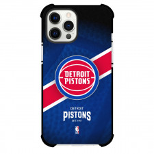 NBA Detroit Pistons Phone Case For iPhone Samsung Galaxy Pixel OnePlus Vivo Xiaomi Asus Sony Motorola Nokia - Team Logo Stripe Background