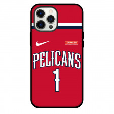 NBA Zion Williamson Phone Case For iPhone Samsung Galaxy Pixel OnePlus Vivo Xiaomi Asus Sony Motorola Nokia - Zion Williamson New Orleans Pelicans No. 1 Jersey