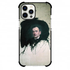 Ivan Kramskoi Portrait of Dr. Karl A. Rauhfus Phone Case For iPhone and Samsung Galaxy Devices - Portrait of Dr. Karl A. Rauhfus Painting Realism Artwork