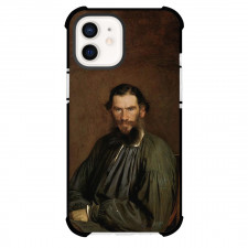 Ivan Kramskoi Portrait of Leo Tolstoy Phone Case For iPhone and Samsung Galaxy Devices - Portrait of Leo Tolstoy Painting Realism Artwork