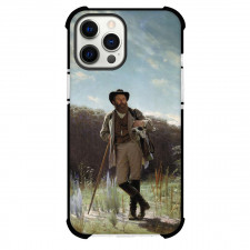 Ivan Kramskoi Portrait of The Painter Ivan Shishkin Phone Case For iPhone and Samsung Galaxy Devices - Portrait of The Painter Ivan Shishkin Painting Realism Artwork