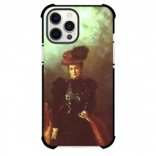 Ivan Kramskoi Portrait of Unknow Woman Phone Case For iPhone and Samsung Galaxy Devices - Portrait of Unknow Woman Painting Realism Artwork