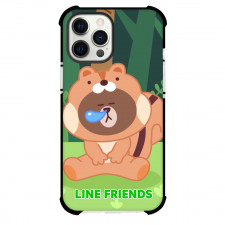 LINE Friends Brown Phone Case For iPhone Samsung Galaxy Pixel OnePlus Vivo Xiaomi Asus Sony Motorola Nokia - Brown Sleeping Under A Tree Poster