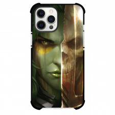 Guardians Of The Galaxy Gamora Phone Case For iPhone Samsung Galaxy Pixel OnePlus Vivo Xiaomi Asus Sony Motorola Nokia - Comic Series Gamora Head Skeleton