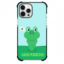 LINE Friends Leonard Phone Case For iPhone Samsung Galaxy Pixel OnePlus Vivo Xiaomi Asus Sony Motorola Nokia - Leonard Standing And Singing On Grass