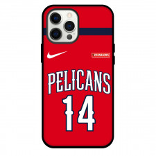 NBA Brandon Ingram Phone Case For iPhone Samsung Galaxy Pixel OnePlus Vivo Xiaomi Asus Sony Motorola Nokia - Brandon Ingram New Orleans Pelicans No. 14 Jersey