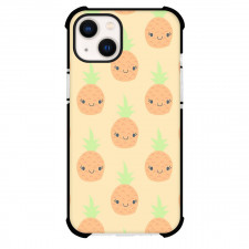 Food Pattern Phone Case For iPhone Samsung Galaxy Pixel OnePlus Vivo Xiaomi Asus Sony Motorola Nokia - Cute Pinapple Emoji Pattern Art Poster