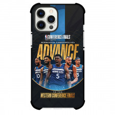 NBA Minnesota Timberwolves Phone Case For iPhone and Samsung Galaxy Devices - Minnesota Timberwolves Advance To The Western Conference Finals Poster