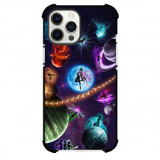 Sailor Moon Phone Case For iPhone Samsung Galaxy Pixel OnePlus Vivo Xiaomi Asus Sony Motorola Nokia - Digital Moon Space Art with Purple Background