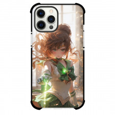 Sailor Moon Jupiter Phone Case For iPhone Samsung Galaxy Pixel OnePlus Vivo Xiaomi Asus Sony Motorola Nokia - Jupiter Girl Showing her Powers in Hands