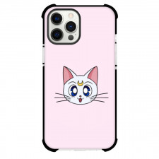 Sailor Moon Artemis Phone Case For iPhone Samsung Galaxy Pixel OnePlus Vivo Xiaomi Asus Sony Motorola Nokia - Artemis On Pink Background