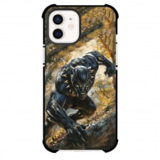 Marvel Black Panther Phone Case For iPhone And Samsung Galaxy Devices - Black Panther Crawling In The Woods