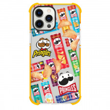 Pringles Phone Case For iPhone Samsung Galaxy Pixel OnePlus Vivo Xiaomi Asus Sony Motorola Nokia - Pringles Mania Collage Logo