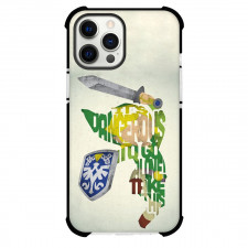 The Legend of Zelda Link Phone Case For iPhone Samsung Galaxy Pixel OnePlus Vivo Xiaomi Asus Sony Motorola Nokia - Link Typography Poster