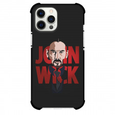 John Wick Phone Case For iPhone Samsung Galaxy Pixel OnePlus Vivo Xiaomi Asus Sony Motorola Nokia - John Wick Avatar Illustration On WordArt Black Background