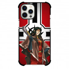 Gundam 0083 Cima Garahau Phone Case For iPhone Samsung Galaxy Pixel OnePlus Vivo Xiaomi Asus Sony Motorola Nokia - Cima Garahau Hold Trademark Folding Fan and Wear Zeon Uniform
