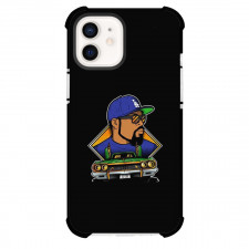 Ice Cube Phone Case For iPhone Samsung Galaxy Pixel OnePlus Vivo Xiaomi Asus Sony Motorola Nokia - Ice Cube Cartoon Art On Black Background