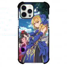 Fate Stay Night Luviagelita Edelfelt Phone Case For iPhone Samsung Galaxy Pixel OnePlus Vivo Xiaomi Asus Sony Motorola Nokia - Luviagelita Edelfelt Look Like Queen in Blue Dress with Sky Background