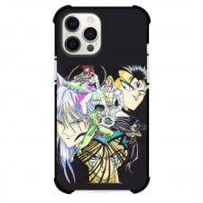 Yu Yu Hakusho Case For iPhone Samsung Galaxy Pixel OnePlus Vivo Xiaomi Asus Sony Motorola Nokia - Characters Faces and Action Portrait Black Background