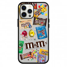 M&Ms Phone Case For iPhone Samsung Galaxy Pixel OnePlus Vivo Xiaomi Asus Sony Motorola Nokia - M&Ms Mania Collage Logo