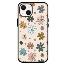 Cheerful Flower Phone Case For iPhone and Samsung Galaxy Devices - Cheerful Flower Pattern Art
