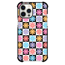 Hippie Retro Daisy Flowers Phone Case For iPhone and Samsung Galaxy Devices - Hippie Retro Daisy Flowers Seamless Pattern Art