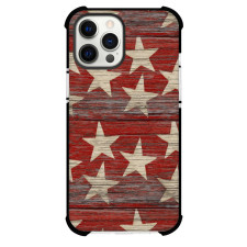 Old Rustic Wooden Star Phone Case For iPhone and Samsung Galaxy Devices - Old Rustic Wooden Stars Pattern Art