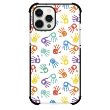 Seamless Child Hand Phone Case For iPhone and Samsung Galaxy Devices - Seamless Child Hand Pattern Art