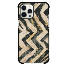 Zebra Chevron Phone Case For iPhone and Samsung Galaxy Devices - Zebra Chevron Pattern Art