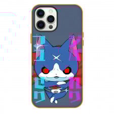 Yo-Kai Watch Hovernyan Phone Case For iPhone Samsung Galaxy Pixel OnePlus Vivo Xiaomi Asus Sony Motorola Nokia - Hovernyan Standing Illustration Art On Gray Background