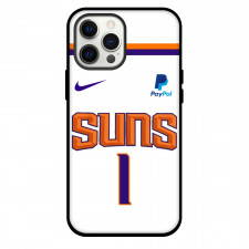 NBA Devin Booker Phone Case For iPhone Samsung Galaxy Pixel OnePlus Vivo Xiaomi Asus Sony Motorola Nokia - Devin Booker Phoenix Suns No. 1 Jersey