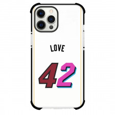 NBA Kevin Love Phone Case For iPhone Samsung Galaxy Pixel OnePlus Vivo Xiaomi Asus Sony Motorola Nokia - Kevin Love Miami Heat No. 42 Jersey