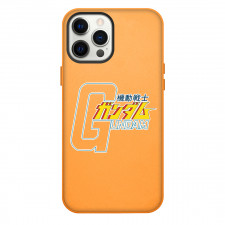 Gundam 0079 Phone Case For iPhone Samsung Galaxy Pixel OnePlus Vivo Xiaomi Asus Sony Motorola Nokia - Gundam Clear and Yellow Logo
