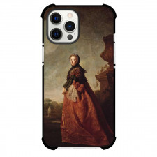 Allan Ramsay Portrait of Augusta of Saxe Gotha Phone Case For iPhone and Samsung Galaxy Devices - Portrait of Augusta of Saxe Gotha Painting Rococo Artwork