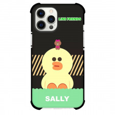 LINE Friends Sally Phone Case For iPhone Samsung Galaxy Pixel OnePlus Vivo Xiaomi Asus Sony Motorola Nokia - Sally And Choco Sitting On Her Head