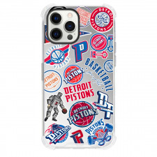 NBA Detroit Pistons Phone Case For iPhone Samsung Galaxy Pixel OnePlus Vivo Xiaomi Asus Sony Motorola Nokia - Detroit Pistons Mania College Logo