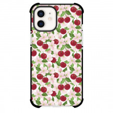 Food Pattern Phone Case For iPhone Samsung Galaxy Pixel OnePlus Vivo Xiaomi Asus Sony Motorola Nokia - Cherry And Flowers Pattern Art Poster